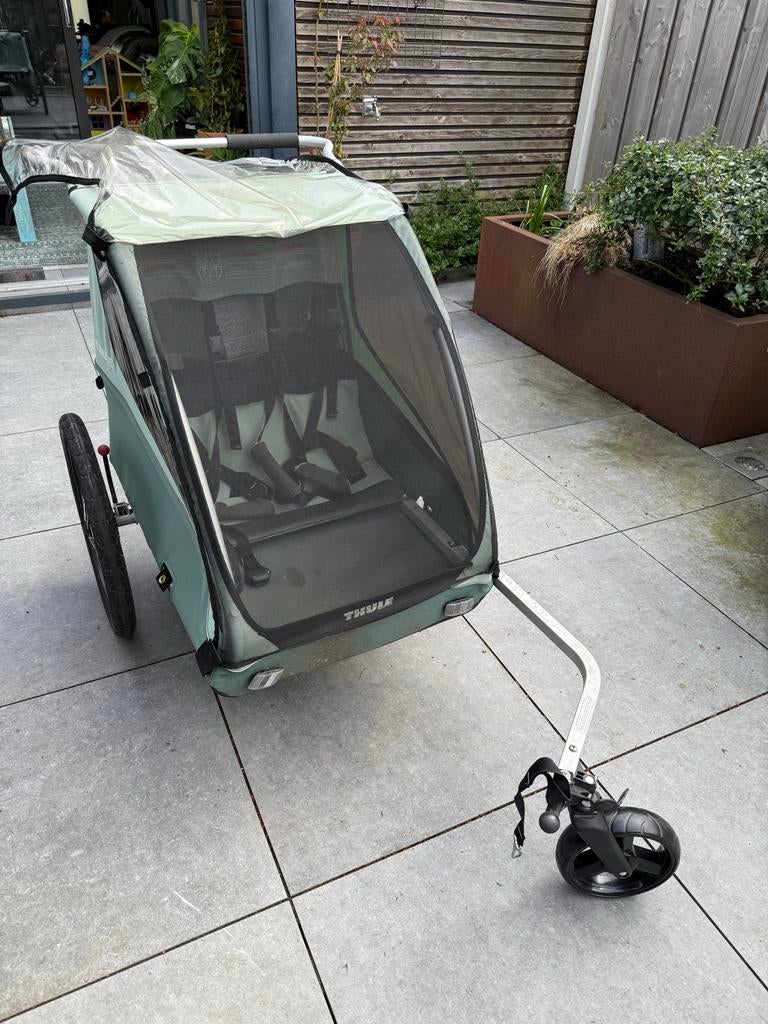 Thule Coaster XT Fietskar - Kinderkar, Ophalen, Opvouwbaar, Zo goed als nieuw, Kinderkar