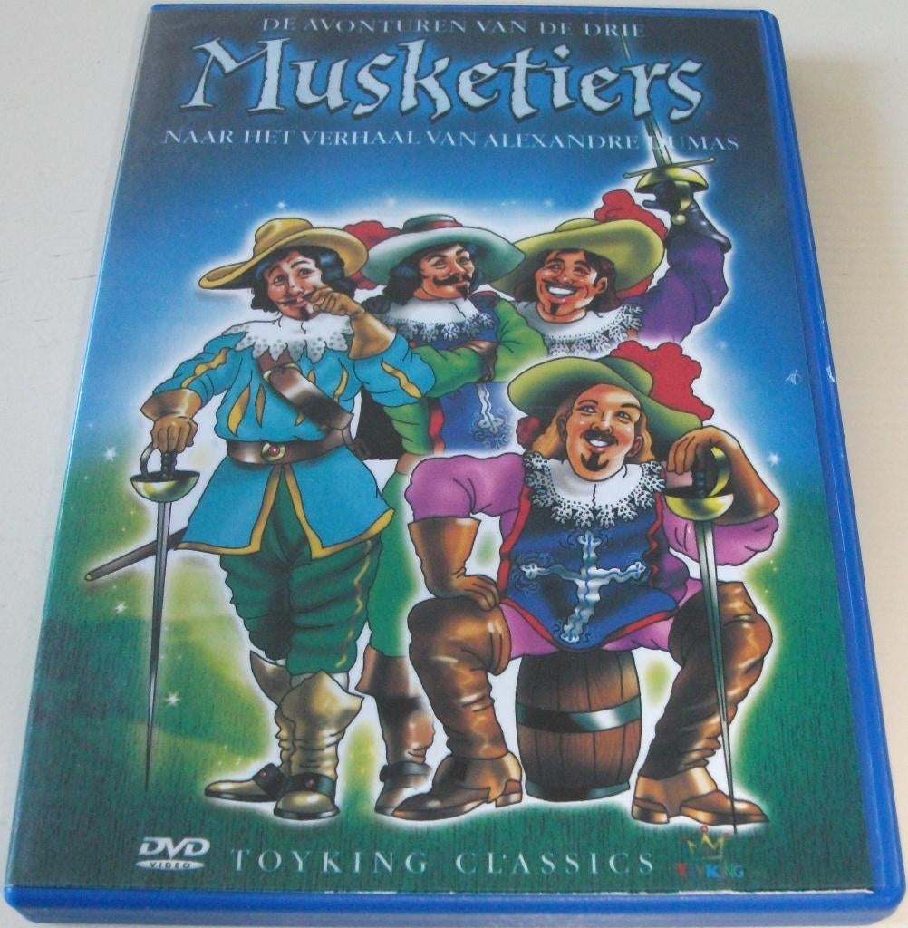 Dvd *** DRIE MUSKETIERS ***, Avontuur, Alle leeftijden, Ophalen of Verzenden, Zo goed als nieuw