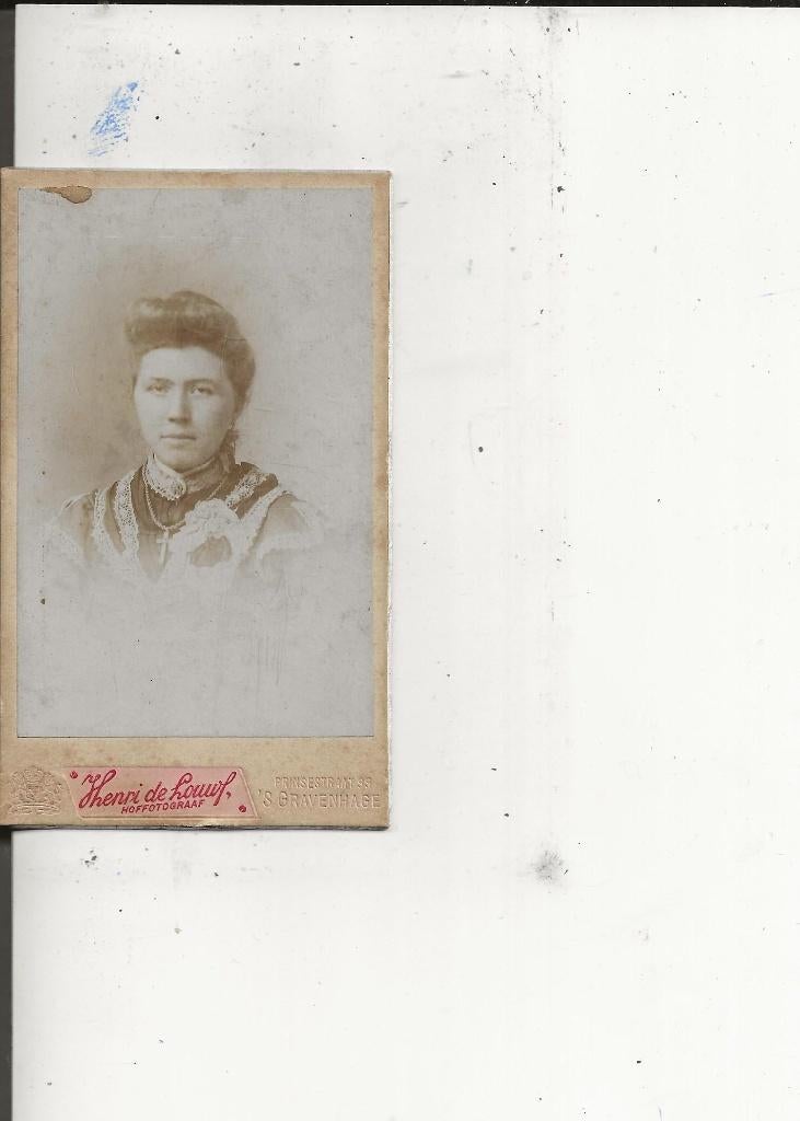 CdV Poeldijk Beth Droog, Ophalen of Verzenden, Voor 1920, Ongelopen, Zuid-Holland