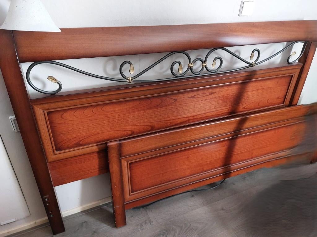 Slaapkamer klassiek kersenhout, Ophalen, Gebruikt, Tweepersoons, Klassiek