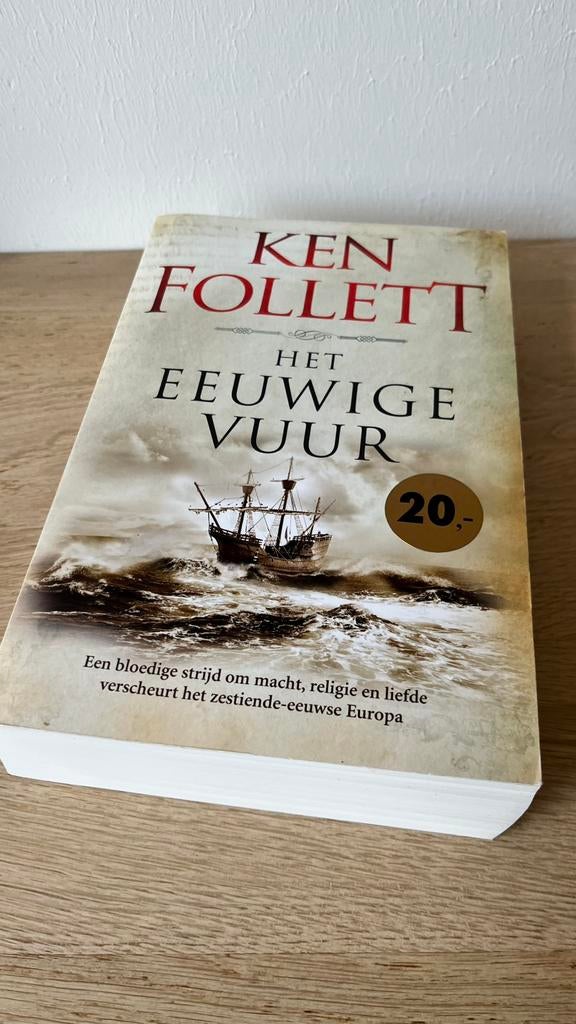Ken Follett - Het eeuwige vuur, Boeken, Ken Follett, Ophalen of Verzenden, Zo goed als nieuw