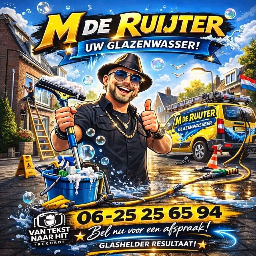 Uw Glazenwasser op afspraak in de regio Arnhem, Rheden enz