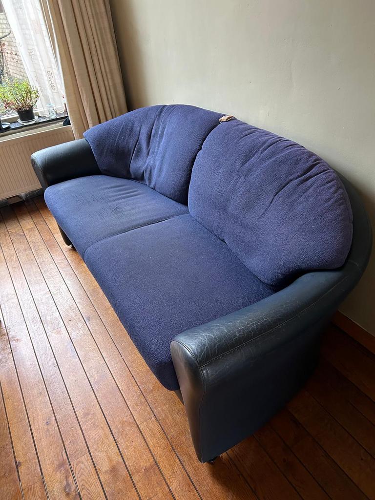 Gratis bank af te halen (alleen bellen), Gebruikt, 150 tot 200 cm, Driepersoons, 75 tot 100 cm