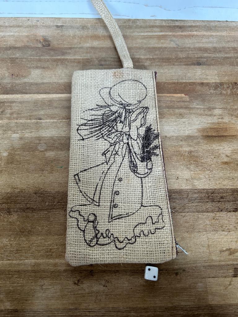 Vintage Sarah Kay etui, Diversen, Schoolbenodigdheden, Gebruikt, Ophalen of Verzenden