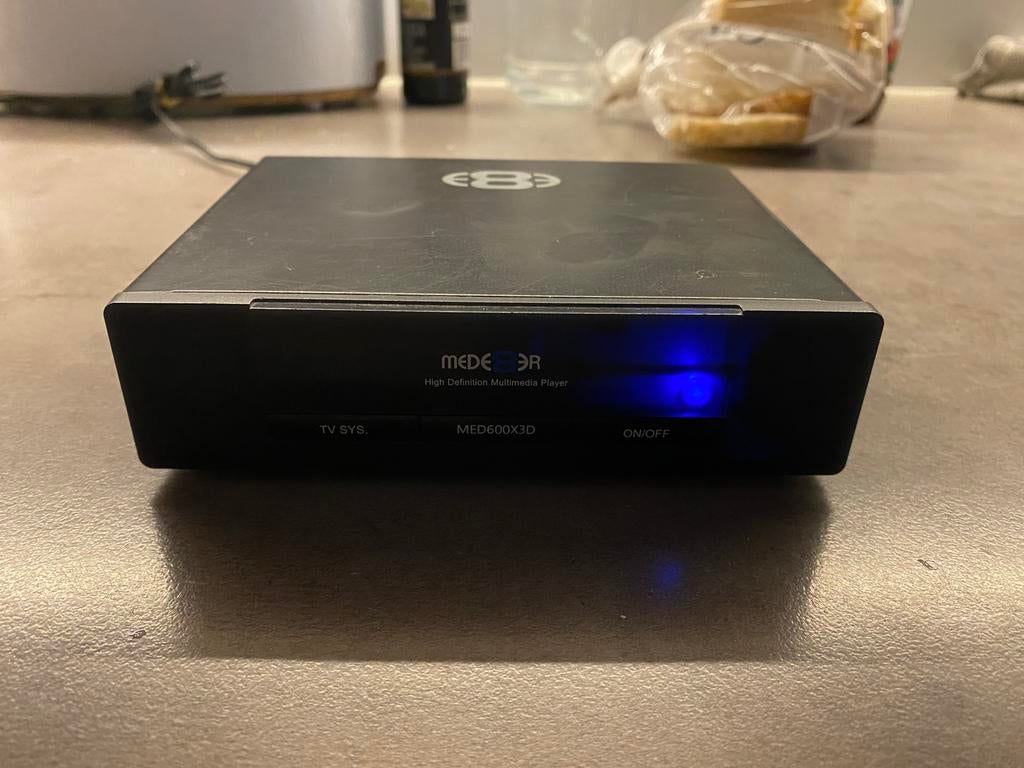 Mede8er MED600X3D Multimedia Speler 25 Euro, Audio, Tv en Foto, Mediaspelers, Ophalen of Verzenden, Gebruikt, HDMI, Zonder harde schijf