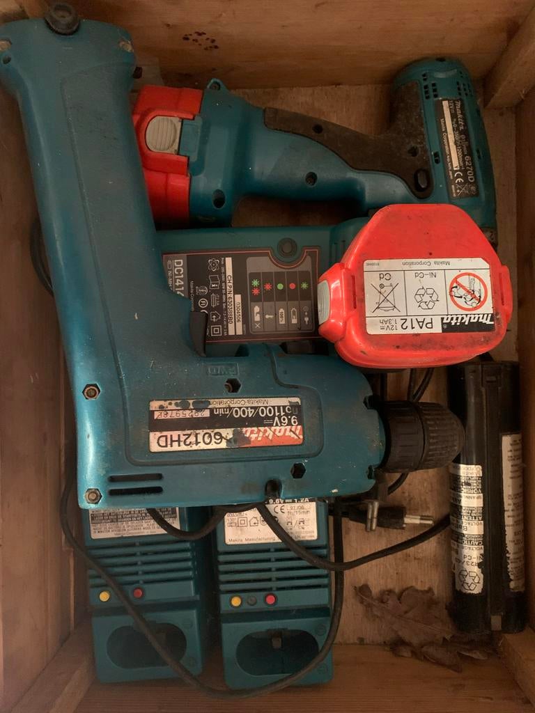 Makita Boormachine + Laders, Doe-het-zelf en Verbouw, Boormachine, Gebruikt, Variabele snelheid, Ophalen of Verzenden