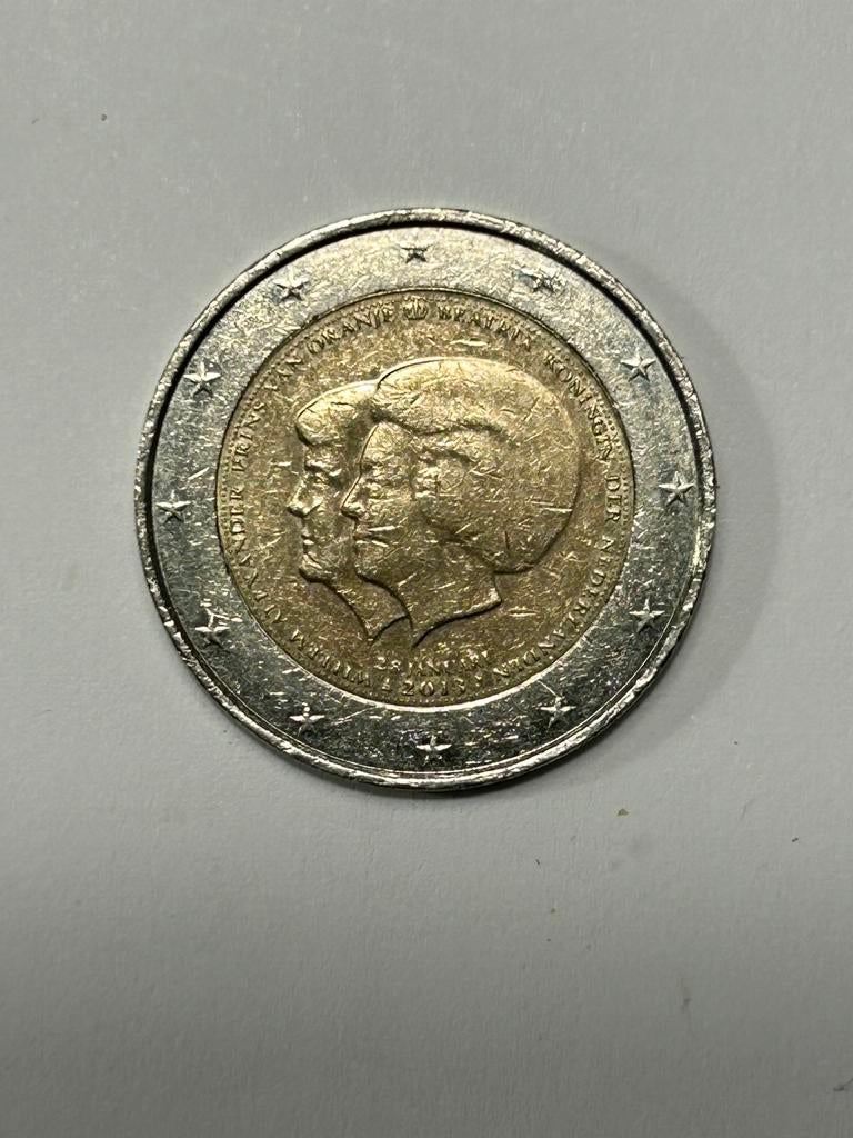 2 euro munt - dubbelportret van Beatrix en Willem - NL- 2013, Postzegels en Munten, Munten | Europa | Euromunten, Ophalen of Verzenden