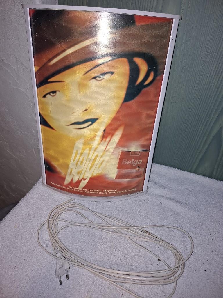 oude licht reclame BELGA, jaren 1900, Ophalen of Verzenden