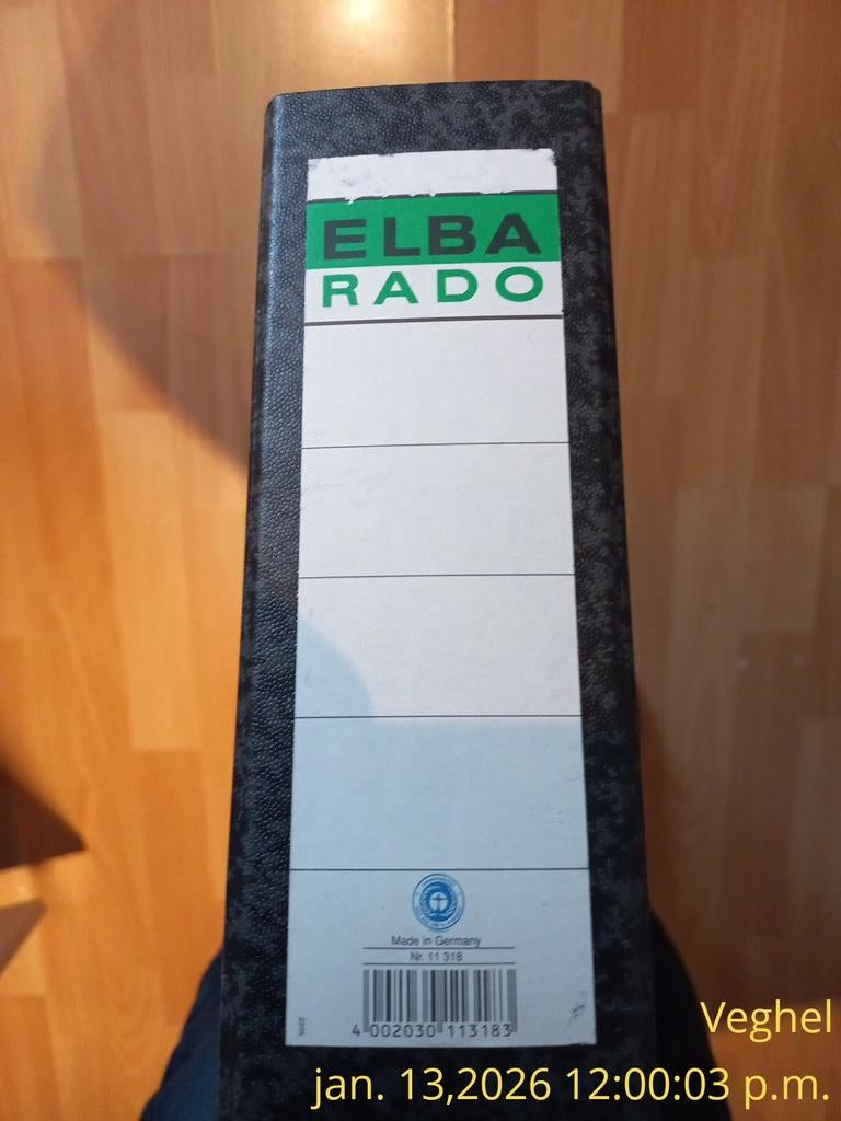 2x Grote Ordners A3 / krantformaat, zwart., Ophalen of Verzenden