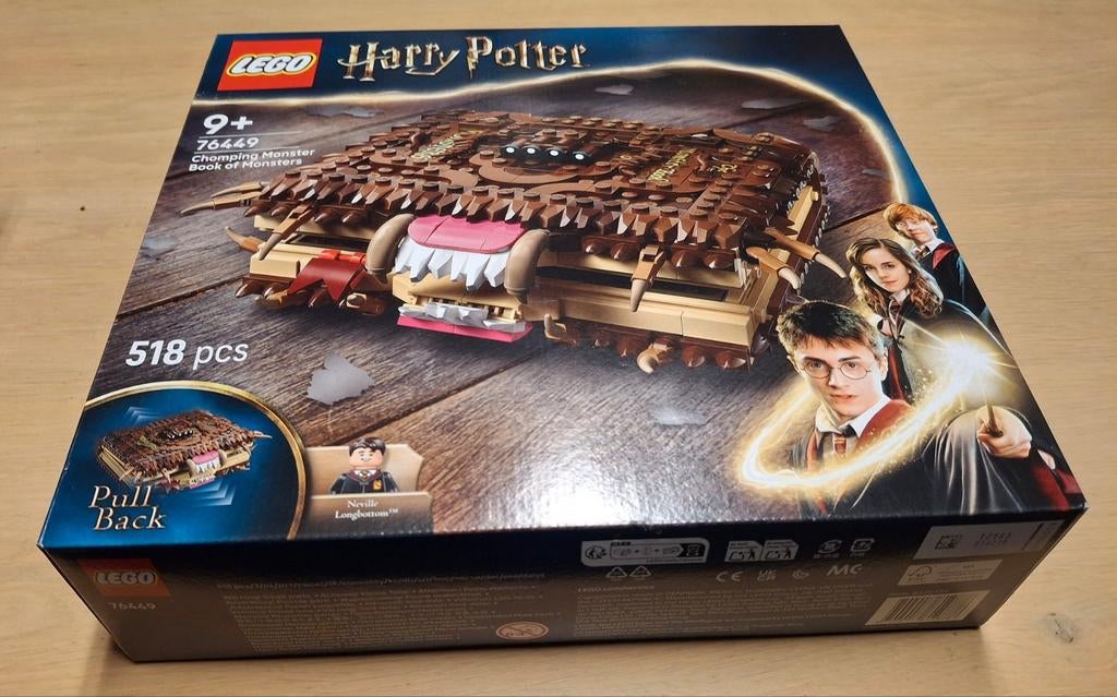 Lego Harry Potter monsterlijke monsterboek nr 76449 nieuw, Kinderen en Baby's, Speelgoed | Duplo en Lego, Ophalen of Verzenden
