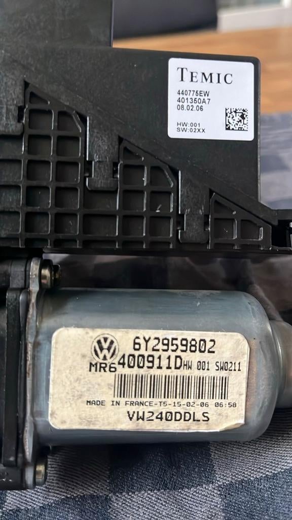 raammotor reparatie 6y2959802  7h1959801 transporter t5 polo, Ophalen of Verzenden, Nieuw, Seat