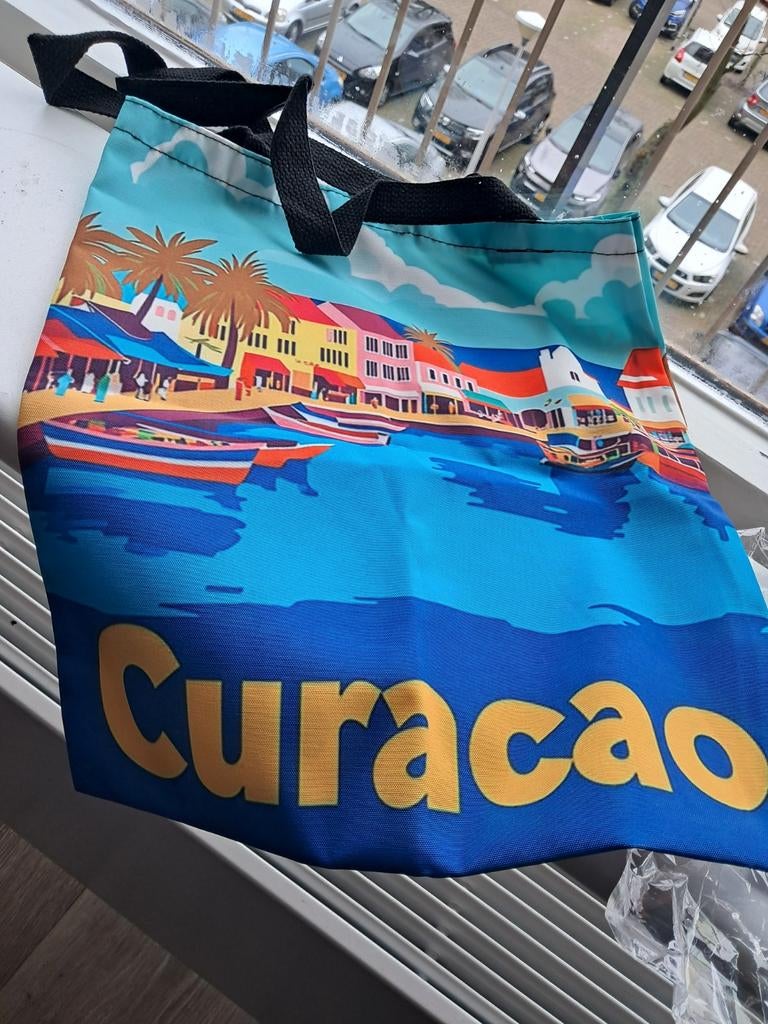 Te koop leuk curacao tas nieuw, Ophalen of Verzenden, Nieuw, Jongen of Meisje, Zwem-accessoire