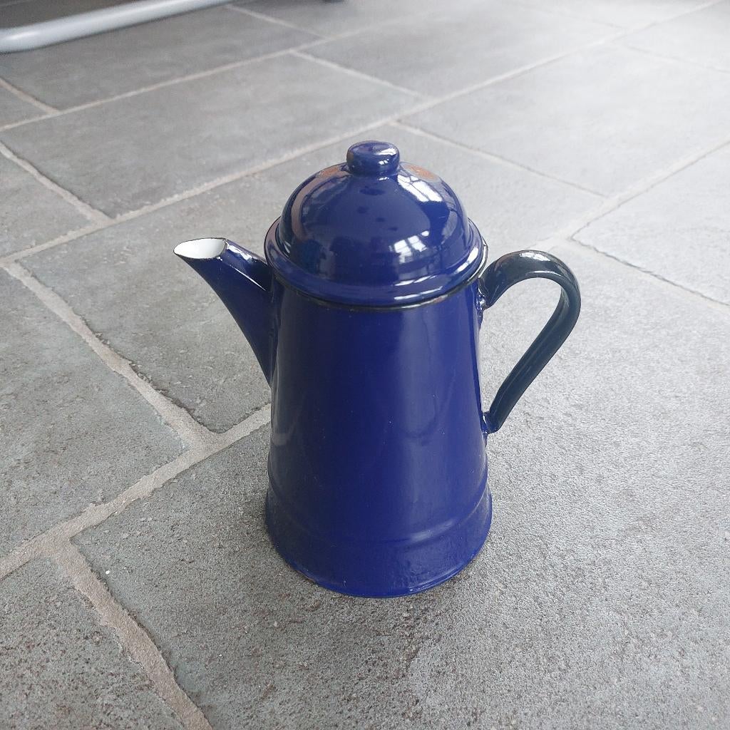 Vintage Emaille Koffiepot, Ophalen of Verzenden