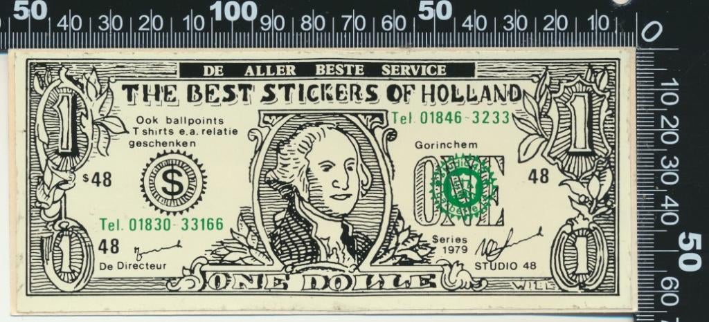 Sticker: The Best Stickers of Holland - Gorinchem, Ophalen of Verzenden, Zo goed als nieuw, Bedrijf of Vereniging