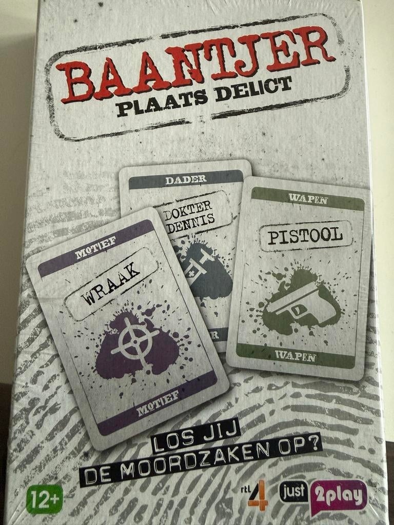 Baantjer Plaats Delict Kaartspel, Hobby en Vrije tijd, Gezelschapsspellen | Kaartspellen, Nieuw, Ophalen of Verzenden