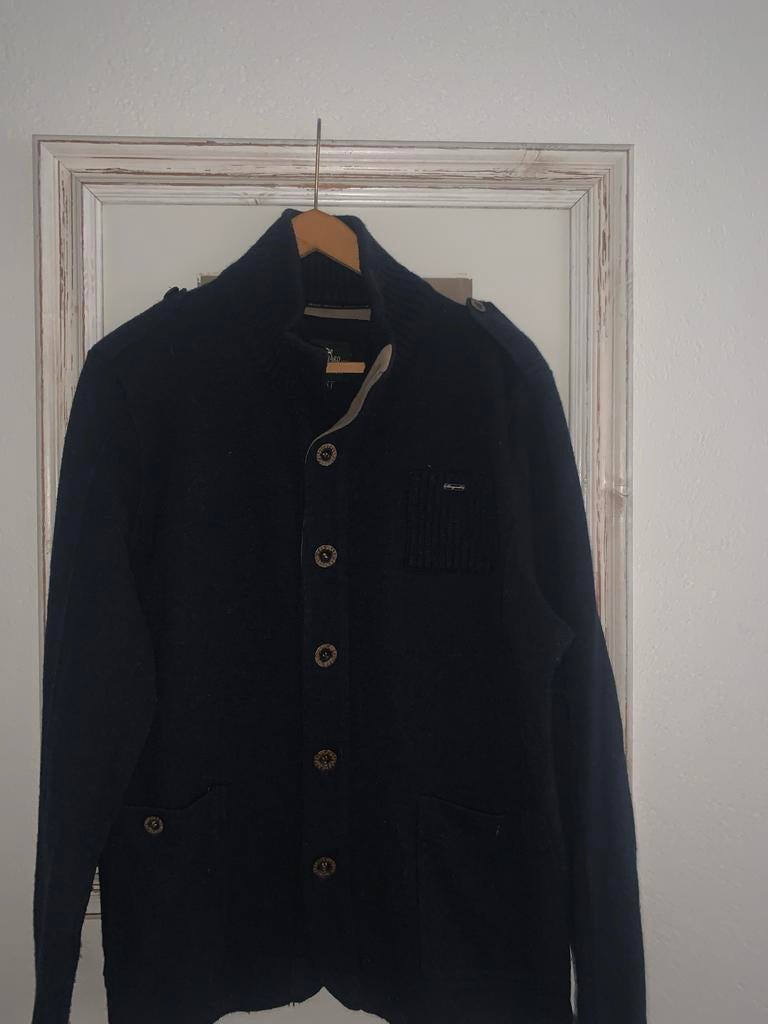 Vanguard wollen vest - Maat XL, Ophalen of Verzenden, Zo goed als nieuw, Maat 56/58 (XL), Blauw