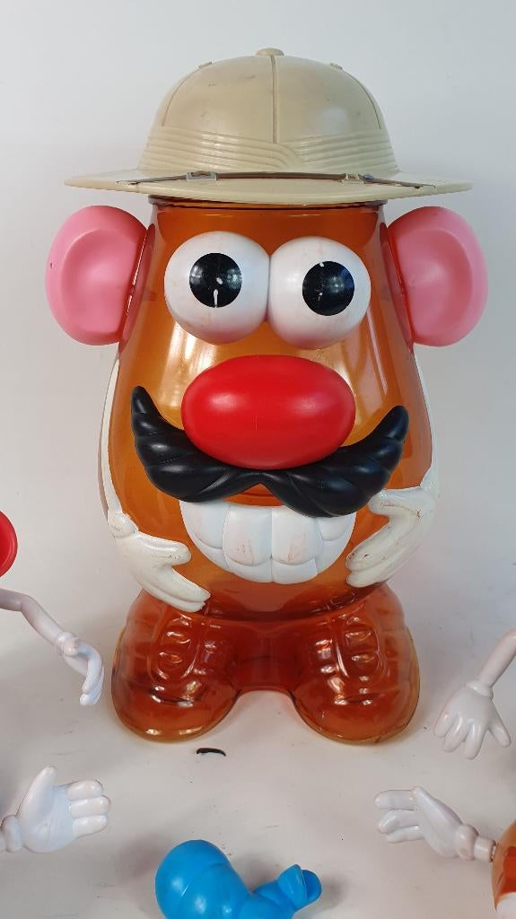 Mr. Potato Head container, kleine Potatoes Hasbro 2002. 7B13, Verzamelen, Tweedehands verkoop, Tweedehands verkoop, Gebruikt, Beeldje of Figuurtje