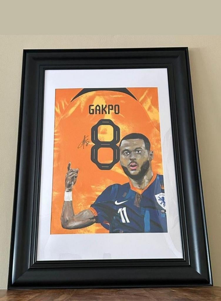 Cody Gakpo Nederland wk 2022 art shirt, Ophalen of Verzenden