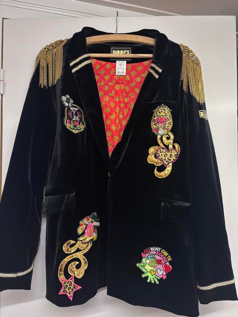 Oeteldonk Jasje - Carnavalskleding, Zwart, Maat 46/48 (XL) of groter, Nieuw, Ophalen of Verzenden