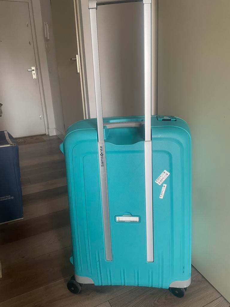 Samsonite Neopulse Spinner M – turquoise, Ophalen, Hard kunststof, 45 tot 55 cm, Zo goed als nieuw