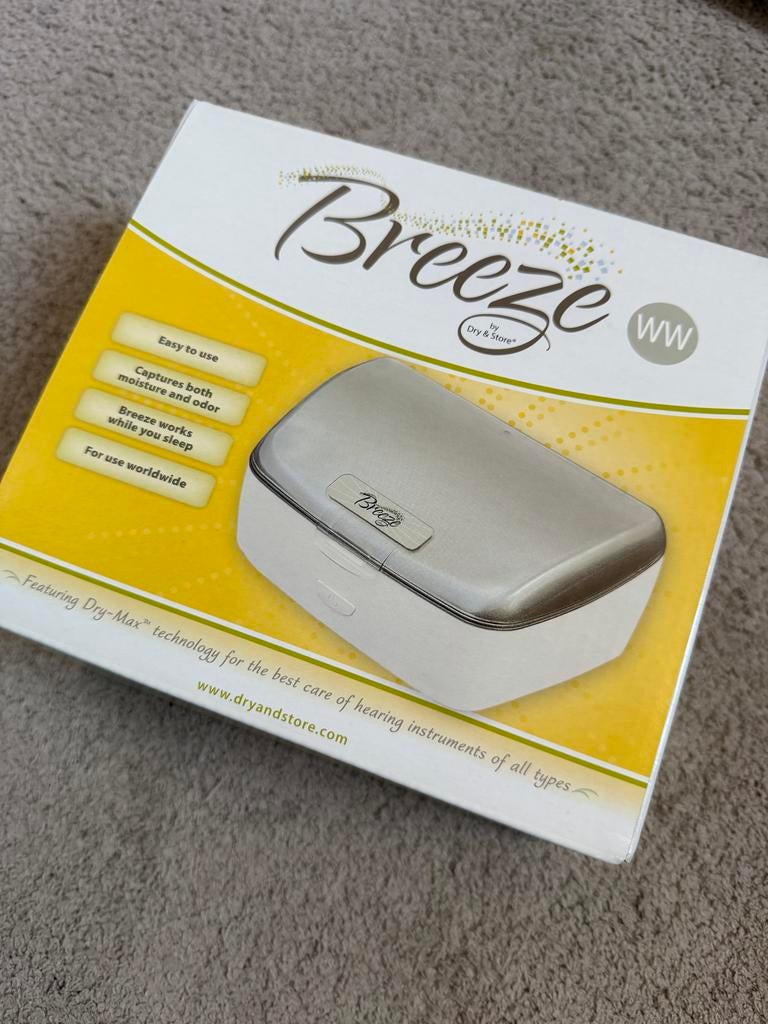 Droogbox voor hoortoestellen - Breeze Dry & Store, Ophalen of Verzenden, Nieuw, Overige typen