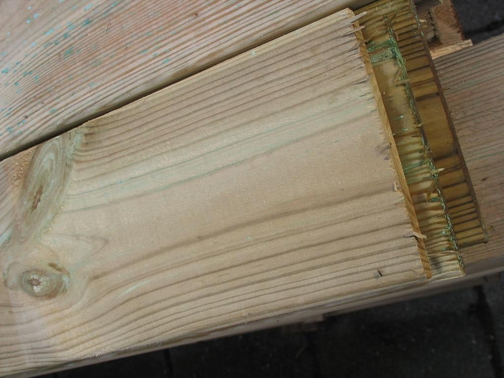 Tuinplank 1,6x14x400 aanbieding, Ophalen, Nieuw, 250 cm of meer, Palen