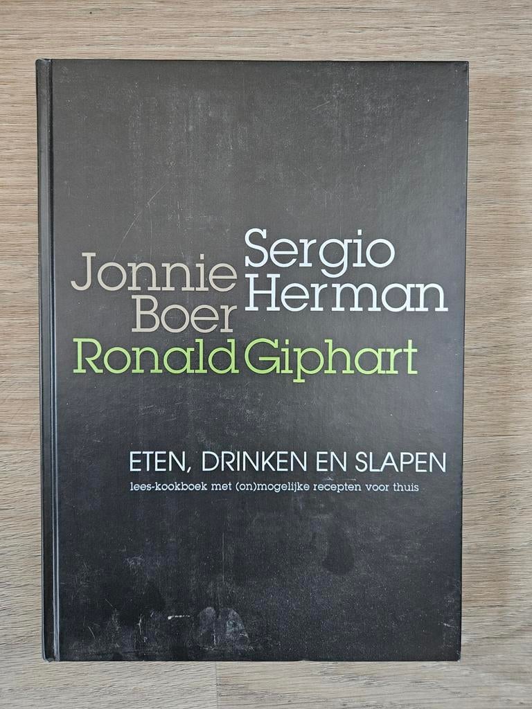 Eten, Drinken en Slapen - Jonnie Boer, Sergio Herman, Boeken, Gezond koken, Ophalen of Verzenden, Zo goed als nieuw, Overige gebieden
