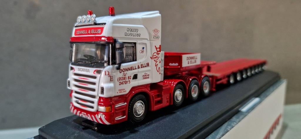 Scania R580 Topline met Nooteboom Low Loader OXFORD (1:76), Ophalen of Verzenden, Nieuw, Auto
