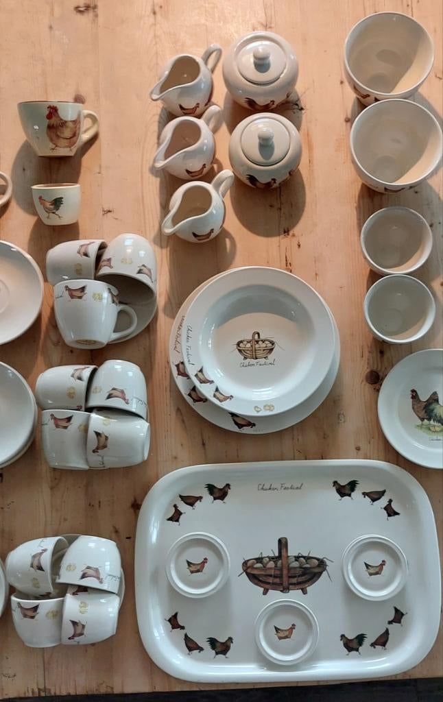 Jet ter Steege "Chicken" Servies, Nieuw, Ophalen of Verzenden, Overige stijlen, Aardewerk