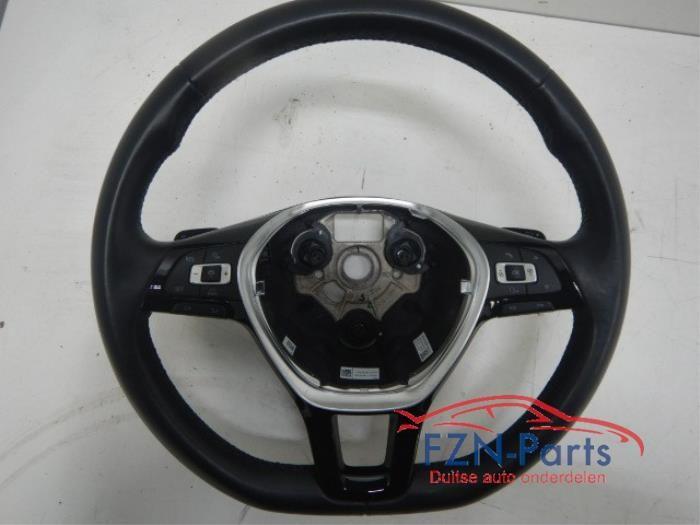 VW Touran 5TA Stuur Leer Leder Leren MF+F1, Ophalen of Verzenden, Gebruikt