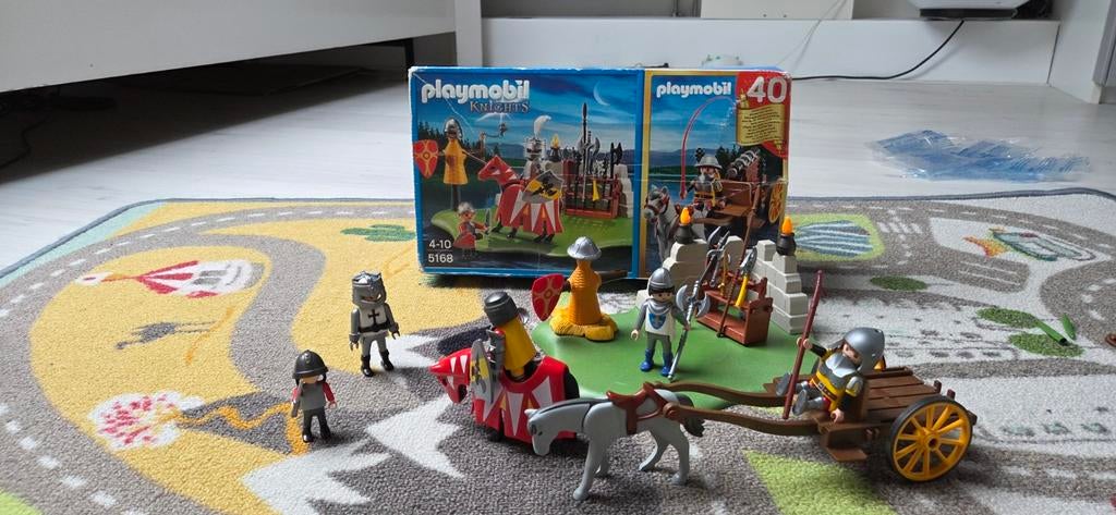 Playmobil ridderset 5168, Kinderen en Baby's, Speelgoed | Playmobil, Ophalen of Verzenden, Gebruikt, Complete set