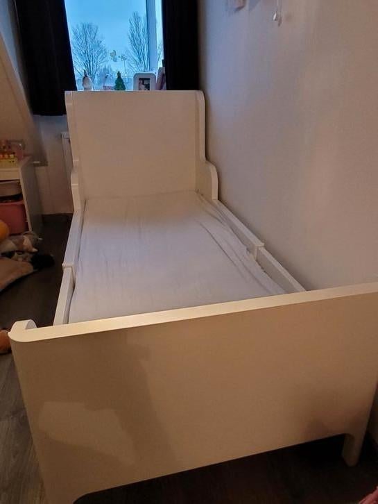 Meegroeibed, Ophalen, Gebruikt, Eenpersoons, Wit