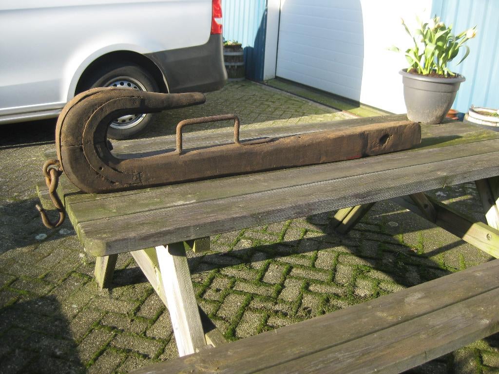 antieke dissel trekstang zeer mooi, Ophalen