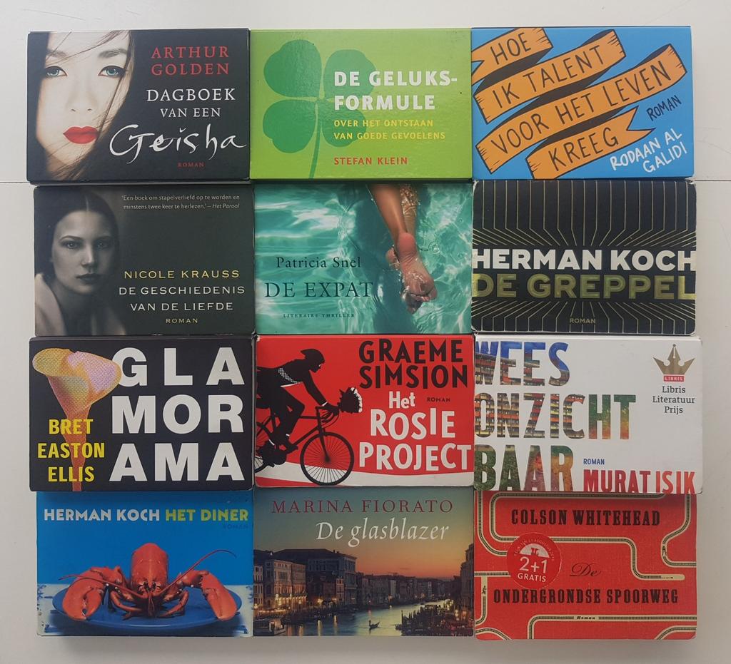 12x Dwarsligger Romans | In 1 koop voor €30, Boeken, Ophalen of Verzenden, Gelezen