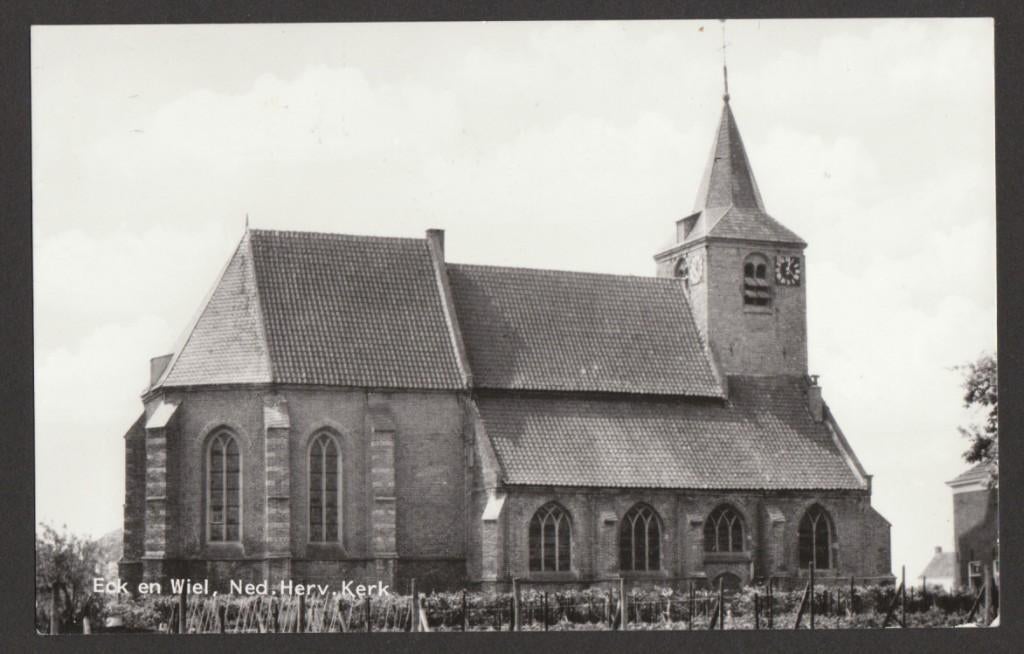 Eck en Wiel (nabij Maurik en Ingen) - Ned Herv Kerk, Verzamelen, Ansichtkaarten | Nederland, Verzenden, 1960 tot 1980, Gelopen