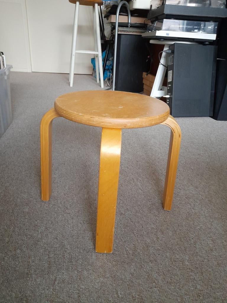 Krukje plywood kleine Frosta Artek Ikea vintage  - nette st., Ophalen, Hout