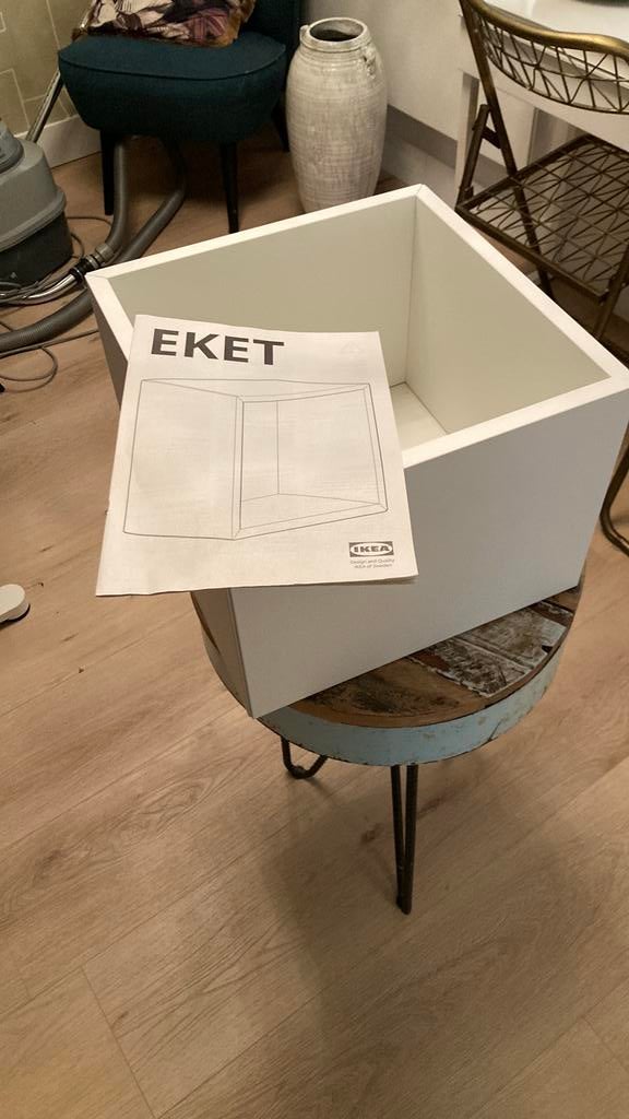 Ikea eket kubus wit, Ophalen, Nieuw