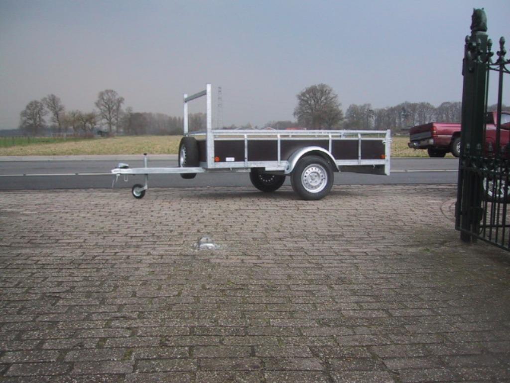 Ongeremde aanhanger bakwagen 257 x 130 cm €745 + pakket 795, Ophalen, Nieuw