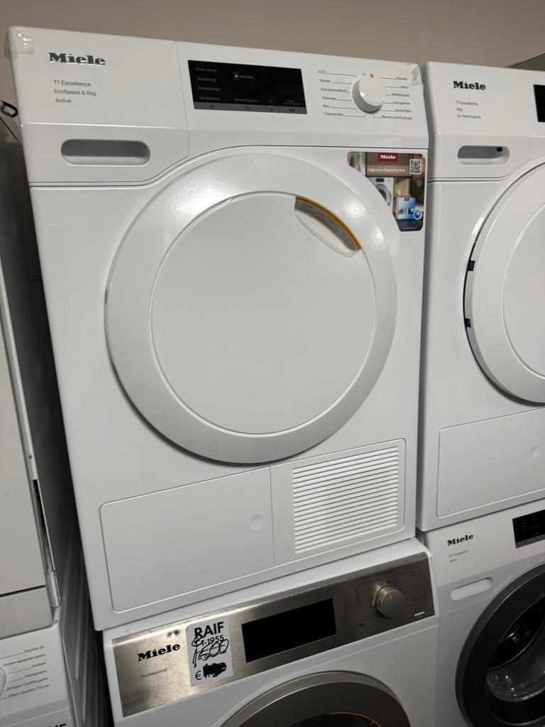 Miele warmtepompenTEA535WP excellenece eco speed 8kg nieuwe, Minder dan 85 cm, 8 tot 10 kg, Ophalen of Verzenden, Zo goed als nieuw