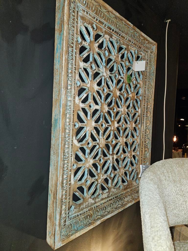 Wandpaneel oud hout zware dikke lijst opruiming, Ophalen of Verzenden, Nieuw