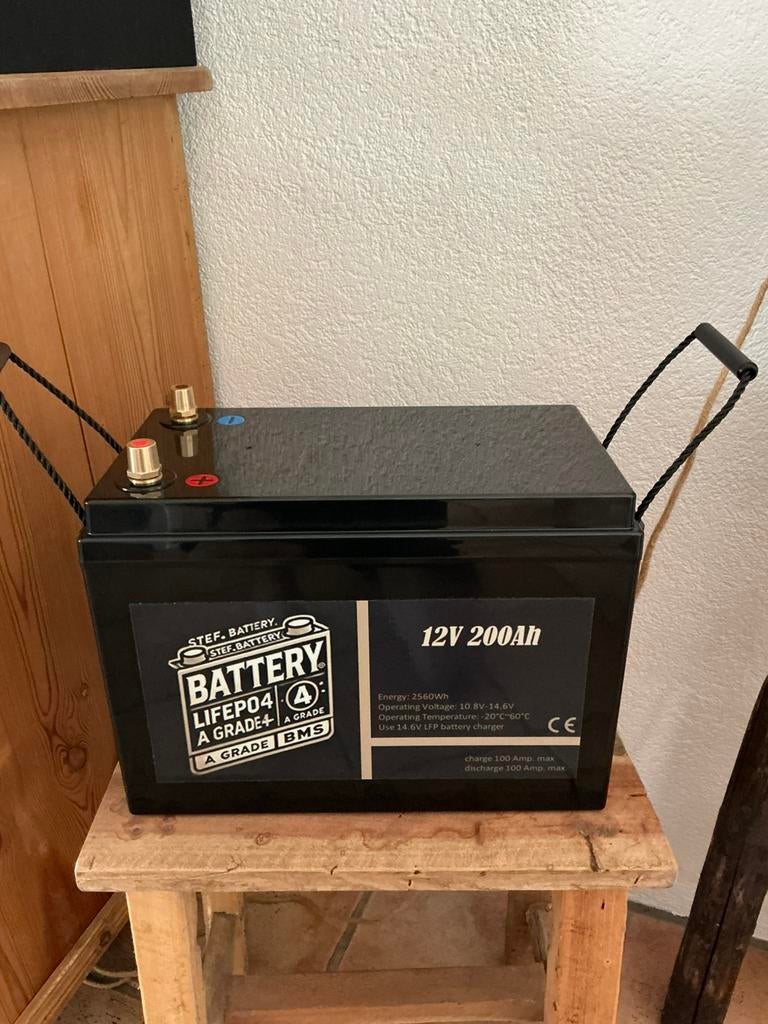 12V 200Ah LiFePO4 lithium accu’s met optie Bluetooth NIEUW, Auto-onderdelen, Ophalen of Verzenden, Nieuw