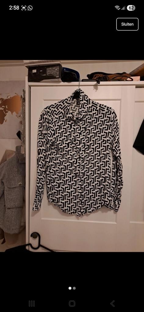 Print blouse, Kleding | Dames, Blouses en Tunieken, Wit, Nieuw, New Yorker, Ophalen of Verzenden