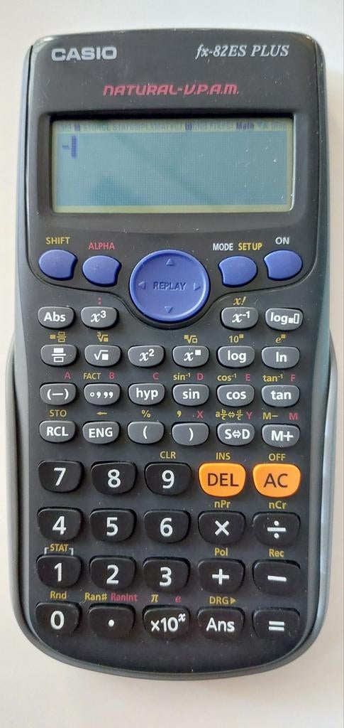 Casio fx-82ES PLUS Rekenmachine, Casio, Wiskunde A, HAVO, Ophalen of Verzenden