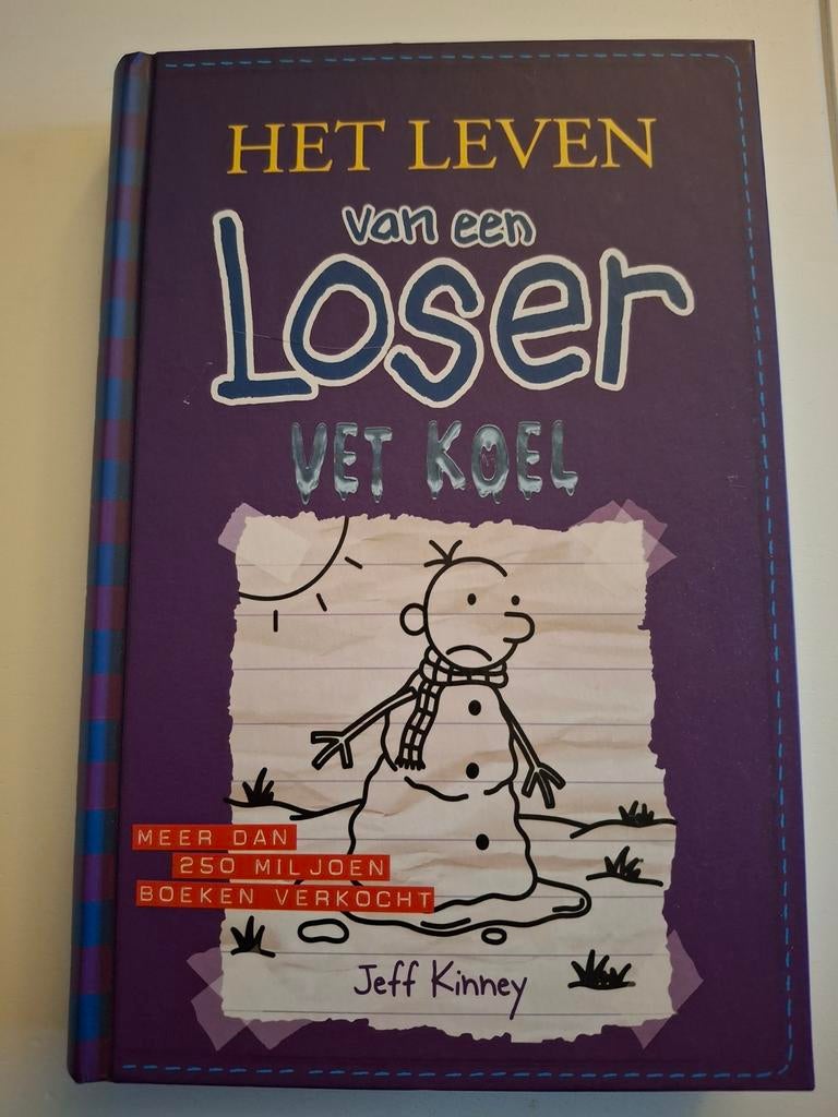 Jeff Kinney - Vet koel, Ophalen of Verzenden, Zo goed als nieuw, Jeff Kinney