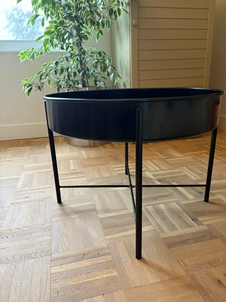 IKEA Kulturskog bijzettafel / plantentafel - metaal, Huis en Inrichting, Tafels | Bijzettafels, Ophalen, Gebruikt