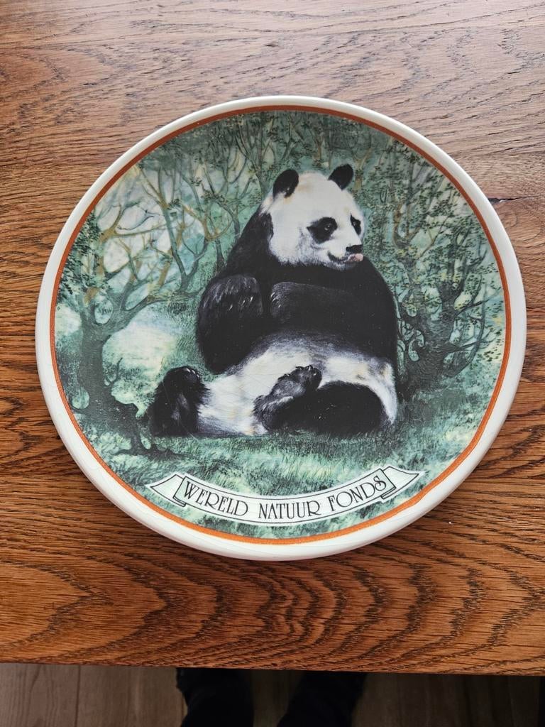 WNF Herdenkingsbord 20 Jaar - Panda, Ophalen of Verzenden