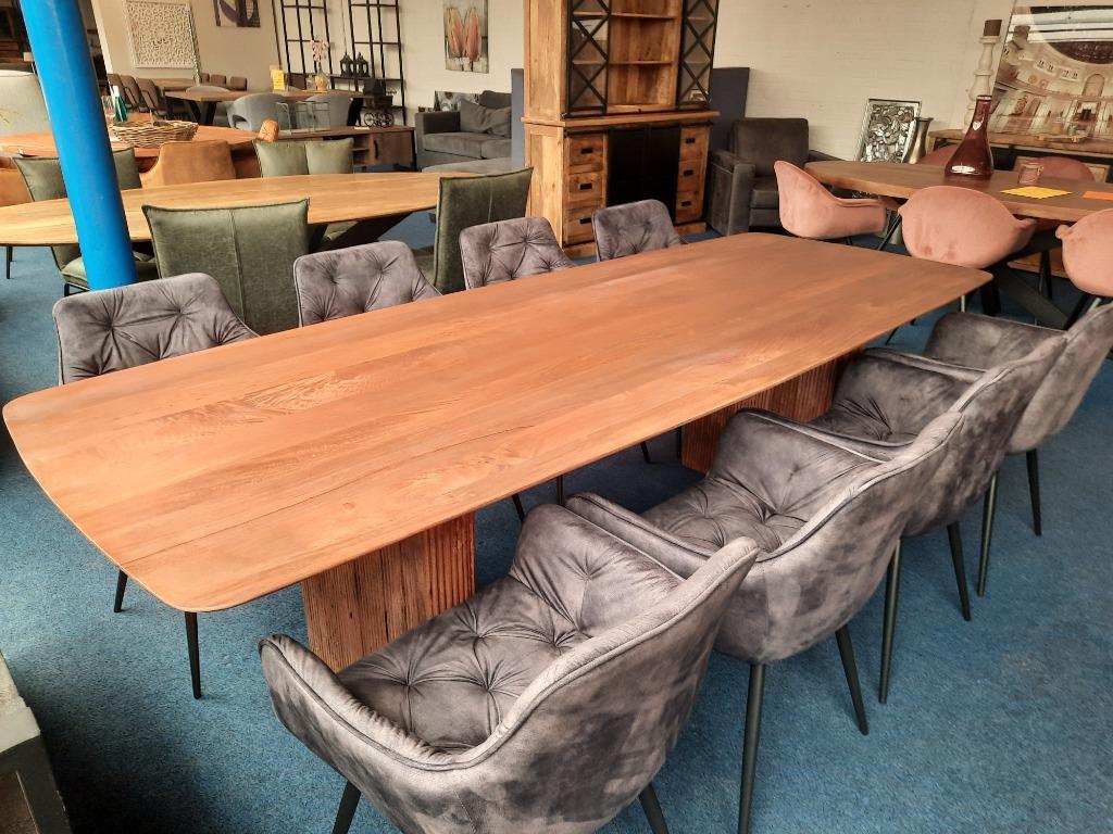 Nu op voorraad mango tafels verjongd diversen maten topprijs, Ophalen, Vijf personen of meer, Rechthoekig, Nieuw