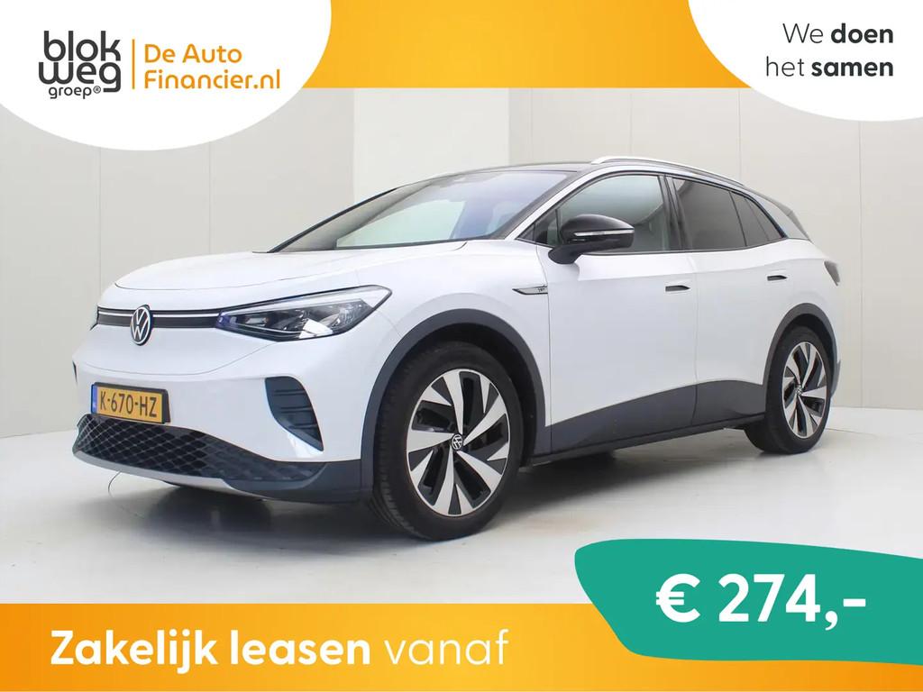 Volkswagen ID.4 77kWh 204pk 89% SoH [ CAMERA+20 € 19.900,0, Automaat, Gebruikt, Leder en Stof, Wit