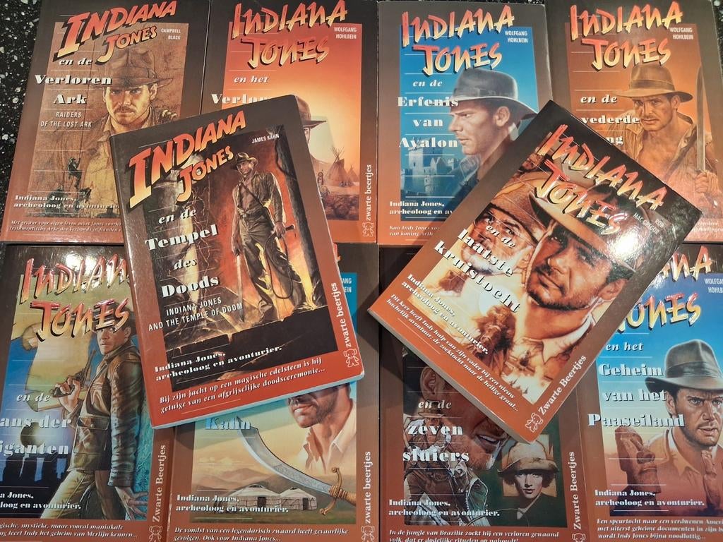 Indiana Jones pockets, 10 stuk. Ongelezen., Verzenden, Zo goed als nieuw