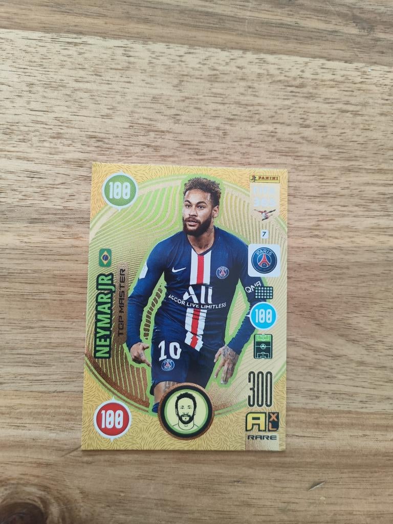Neymar Jr Panini Adrenalyn XL kaart fifa 360, Ophalen of Verzenden, Zo goed als nieuw, Buitenlandse clubs, Poster, Plaatje of Sticker